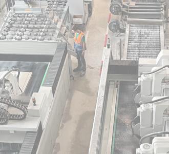 Ligne de production de carreaux