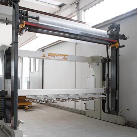 Robot de chargement de tranches simec rapid