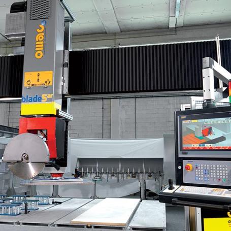 Centre d'usinage 5 axes pour la marbrerie - blade 5 ar omag