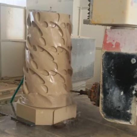 Tournage vertical au centre d'usinage 5 axes blade - omag