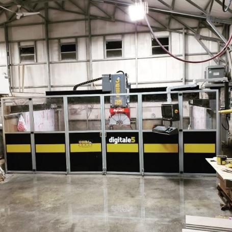 Débiteuse 5 axes pour la marbrerie de décoration - omag digitale 5 Débiteuse 5 axes pour la marbrerie de décoration - omag digitale 5