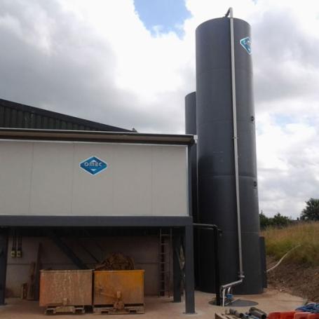Filtre-presse pour la déshydratation des boues des ateliers de taille de pierre