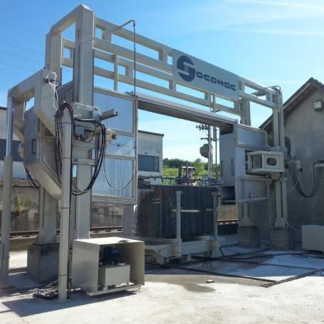 Châssis trifil - machine multifil à trois cables diamanté