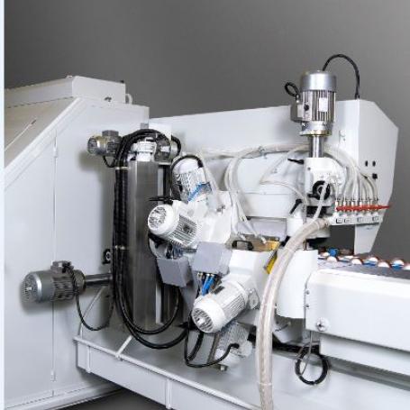 Polissoir à chants multi-tête pour fortes épaisseurs omgm bellani - chants droits et courbes