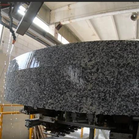 Profilage au fil diamanté 3axes bordures courbes - machine à fil diamant numérique