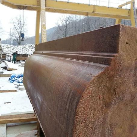 Pierre profilée au fil diamanté - machines à fil diamant numérique 2/3 axes