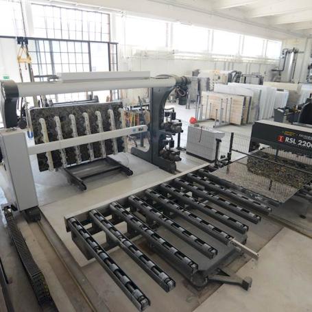 Robot de déchargement de tranches simec rapid