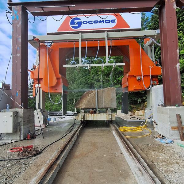 Châssis Multifil Socomac pour granit