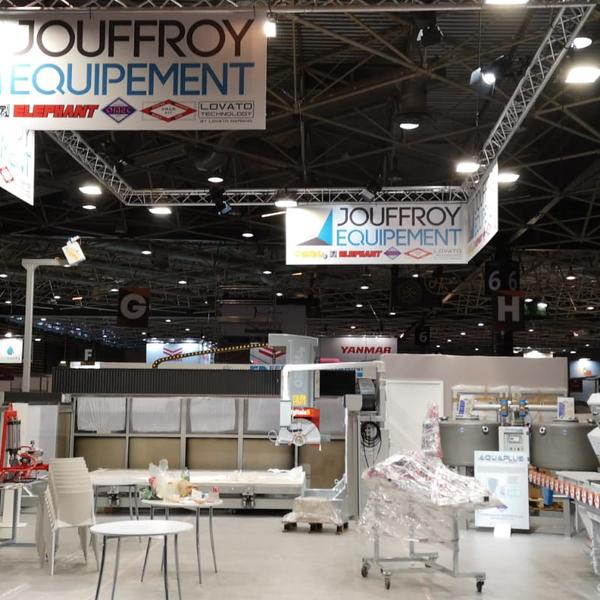 Stand Jouffroy Equipement au salon Rocalia 2019