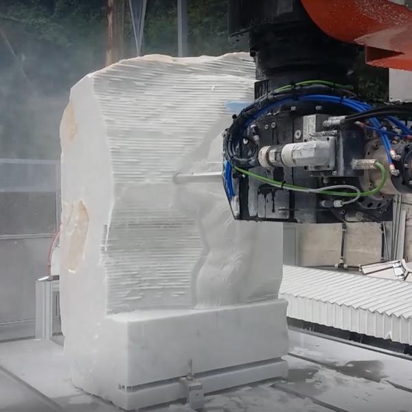 Robot d'usinage 7 axes pour la pierre naturelle - Tower Omag